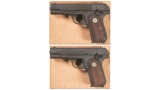 Two Consecutively Serialized U.S. Colt Model 1903 Pistols