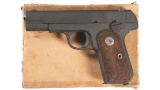 U.S. Marked World War II Colt Model 1903 Hammerless Pistol