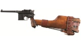 Mauser Model 1930 Commercial Broomhandle Semi-Automatic Pistol