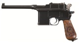 World War I Mauser Model 1896 Red-9 Broomhandle Pistol