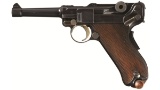 DWM Model 1906 American Eagle Luger Pistol in Scarce 9mm Caliber