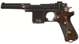 Bergmann Model 1910 Pistol with Experimental Grip Angle