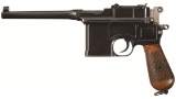 Mauser Model 1896 Broomhandle Semi-Automatic Pistol