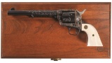 Factory Engraved Colt 3rd Generation Single Action Army Revolver