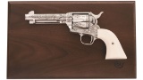 Engraved Colt 3rd Generation Blackpowder Frame SAA Revolver