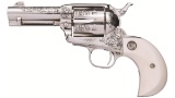 Engraved Colt 3rd Generation Prototype SAA Revolver