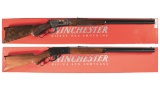 Two Matched Winchester 1886 Lever Action Rifles