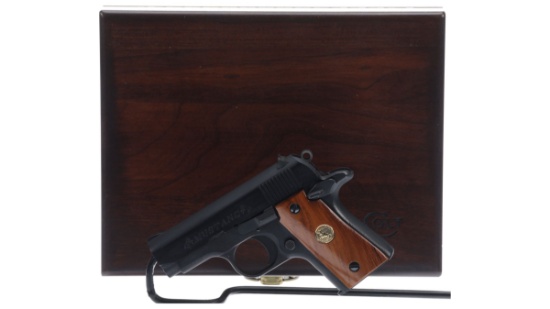 Cased First Edition Colt Mustang Pistol with Factory Letter