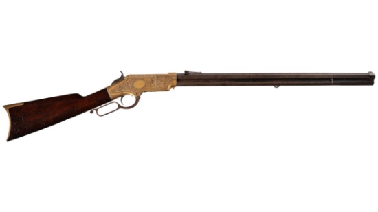 Engraved New Haven Arms Co. Henry Lever Action Rifle