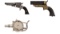 Three Antique American Pocket Pistols