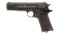Norwegian Kongsberg Model 1914 Semi-Automatic Pistol