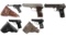 Five European Military Semi-Automatic Pistols