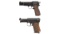 Two European Semi-Automatic Pistols