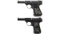 Two Savage Semi-Automatic Pocket Pistols
