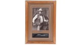 Two Framed John Wayne Photographs