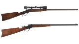 Two Winchester Model 1885 Single Shot Rifles