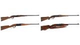 Four Savage Lever Action Rifles