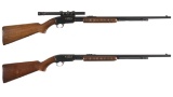 Two Winchester Model 61 Slide Action Rifles
