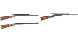 Three Stevens Single Shot Sporting Rifles