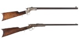 Two Antique American Single Shot Rifles