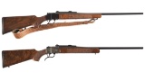Two Sharps Arms Co. Model 1878 Borchardt Style Rifles
