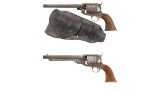 Two Cartridge Conversion Whitney Navy Revolvers