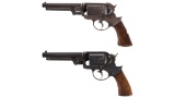 Two Starr Double Action Centerfire Conversion Revolvers