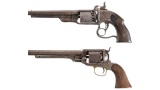 Two Antique American Percussion Revolvers
