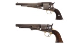 Two Civil War Era Single Action Percussion Revolvers