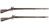 Two U.S. Martial Flintlock Long Guns