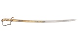 Gilt Damascus Weyerberg Officer's Sword