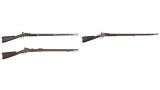 Three Antique U.S. Military Breech Loading Rifles