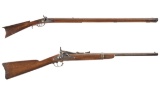 Two Antique American Long Guns