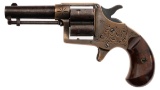 Engraved Colt Cloverleaf House Model Single Action Revolver
