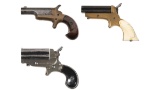 Three American Pocket Pistols