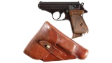 Walther PPK Semi-Automatic Pistol with Holster