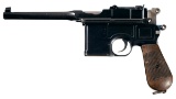 German Pre-WWI Mauser Broomhandle Pistol