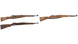 Three German Occupation Military Mauser Pattern Longarms