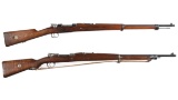 Two European Manufactured Mauser Bolt Action Rifles