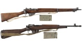 Two Enfield Pattern Military Bolt Action Longarms