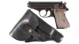 German World War II Walther PPK Semi-Automatic Pistol