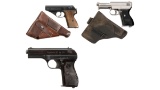 Three German Proofed Semi-Automatic Pistols