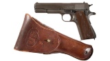 U.S. World War II Ithaca Model 1911A1 Semi-Automatic Pistol with