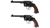 Two U.S. Colt New Army Model Double Action Revolvers