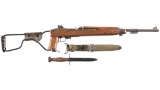 U.S. Inland M1 Carbine with Paratrooper Stock and Bayonet