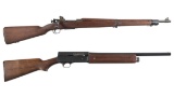 Two Remington U.S. Military Long Arms