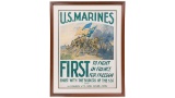 Two Framed World War I Military Posters
