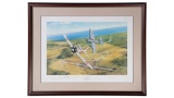 Three Framed World War II Aviation Prints