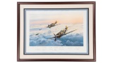 Three Framed World War II Aviation Prints by Robert Taylor
