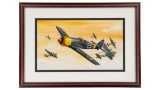 Five Framed Aviation Prints
